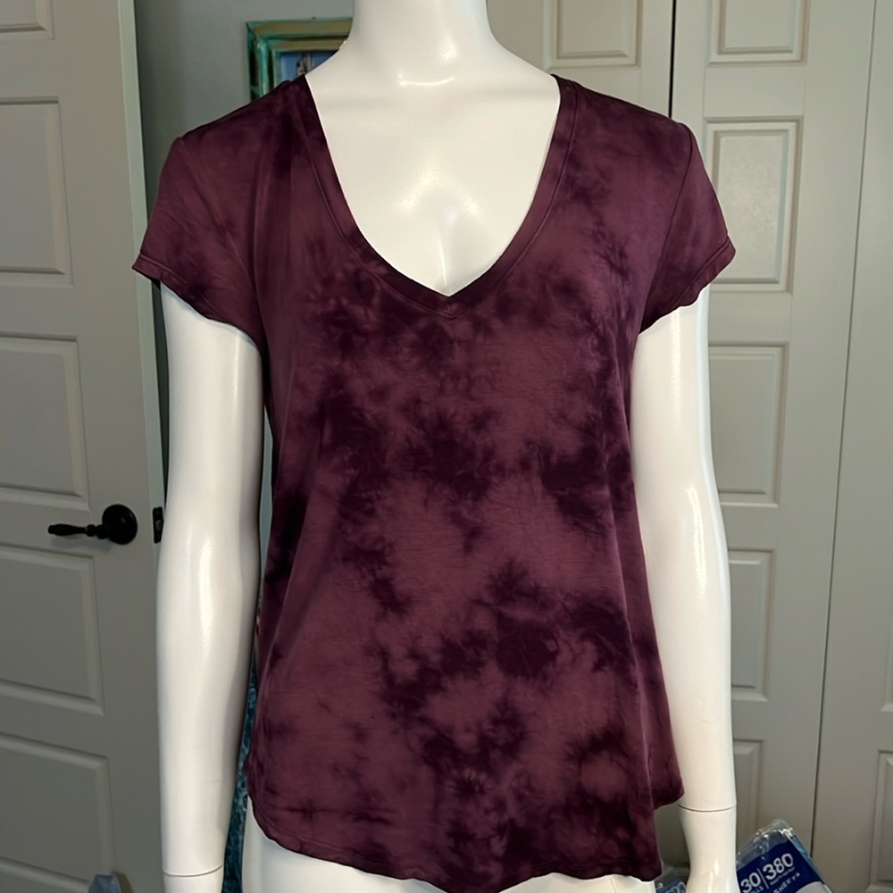 American Eagle Favorite Tee Burgundy Small #AA